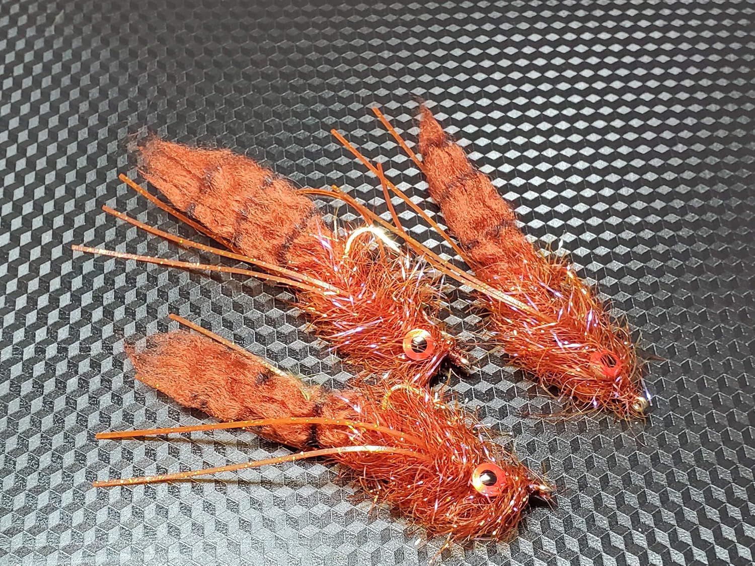 10 Redfish Crack, Red Fish Fly, 10 Fly Selection 2 of Each Color