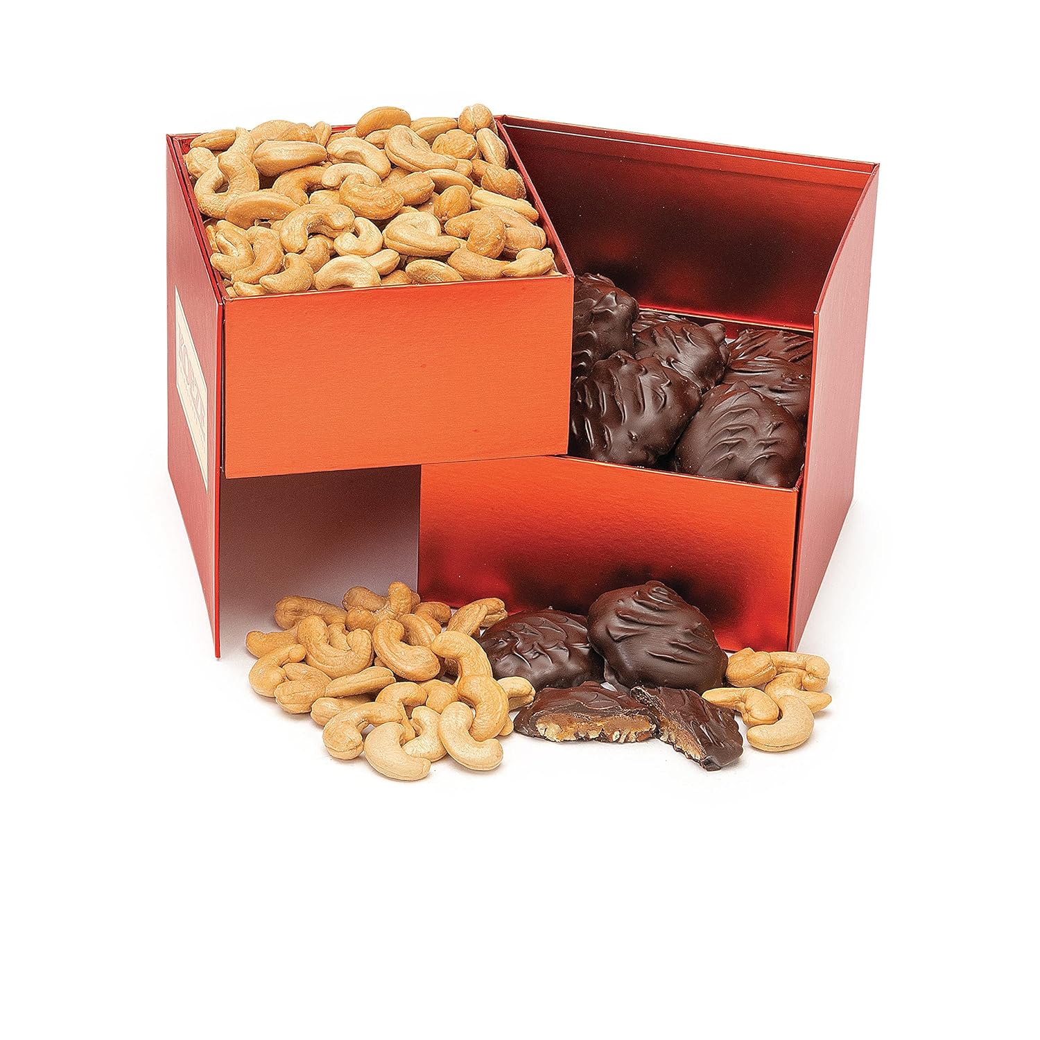 Clusters and Cashews Combo. Koeze's gift set of gourmet Clusters and Colossal Cashews. Great for Holiday gift giving and business gifts.