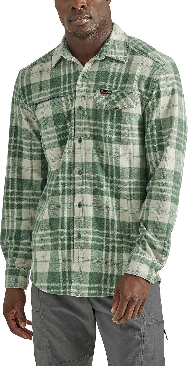 ATG Mens Campsite Button-Down Plaid Shirt - Image 4