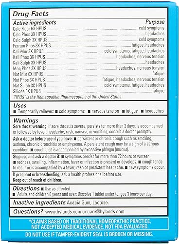 Miniatura 3 de Hyland's Bioplasma - Tabletas de sales celulares (paquete de 2) naturales, combinación natural de las 12 sales celulares (100 unidades) paquete de 2