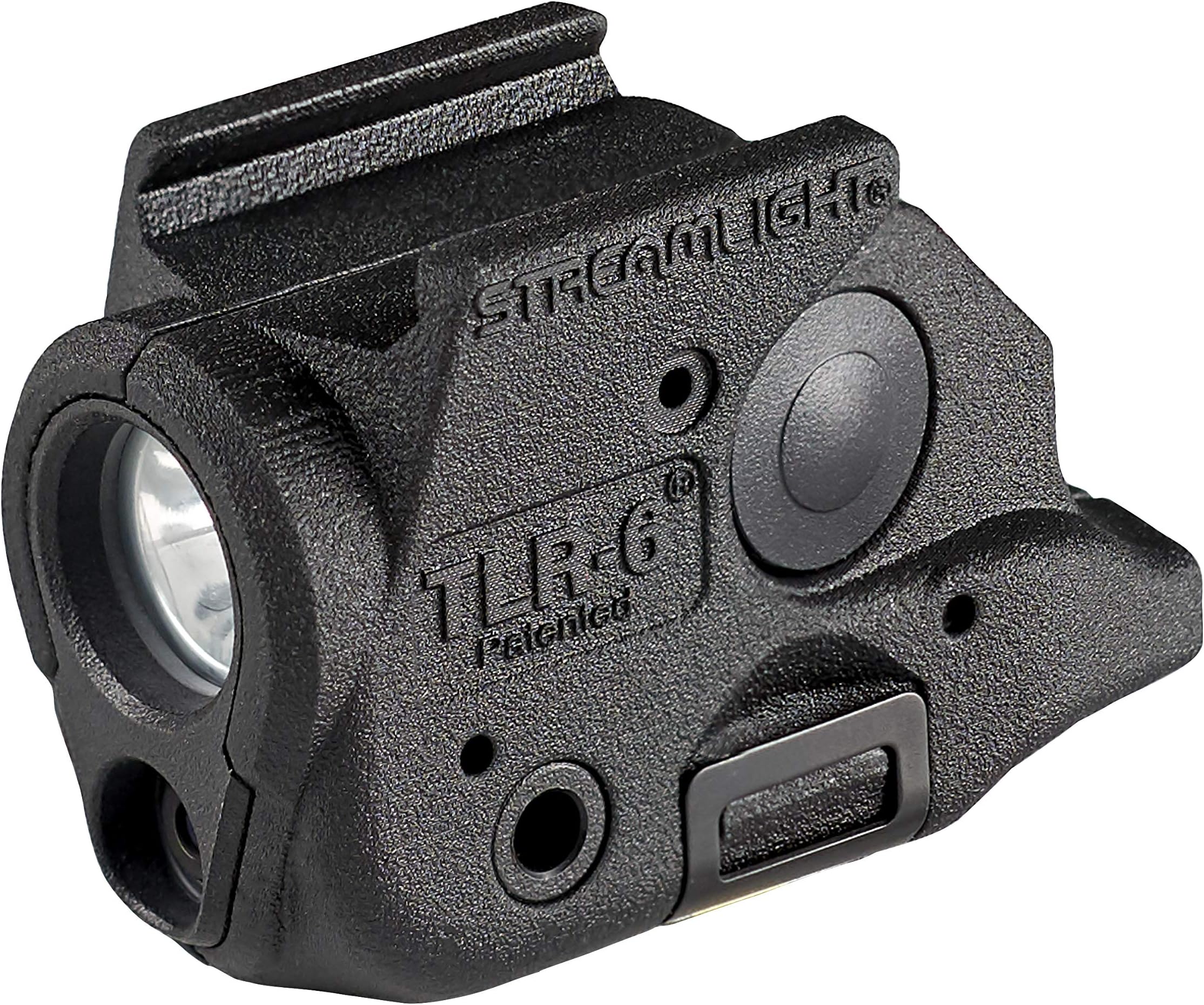 69287 TLR-6 100-Lumen 2000 Candela Rail-Mounted Tactical Weapon Light with Integrated Red Aiming Laser Designed Exclusively for The Springfield Armory Hellcat 3-Inch Micro Compact, Black