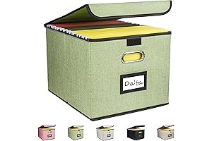 Collapsible Box Storage Organizer - Stylish Storage Solution for Your Documents