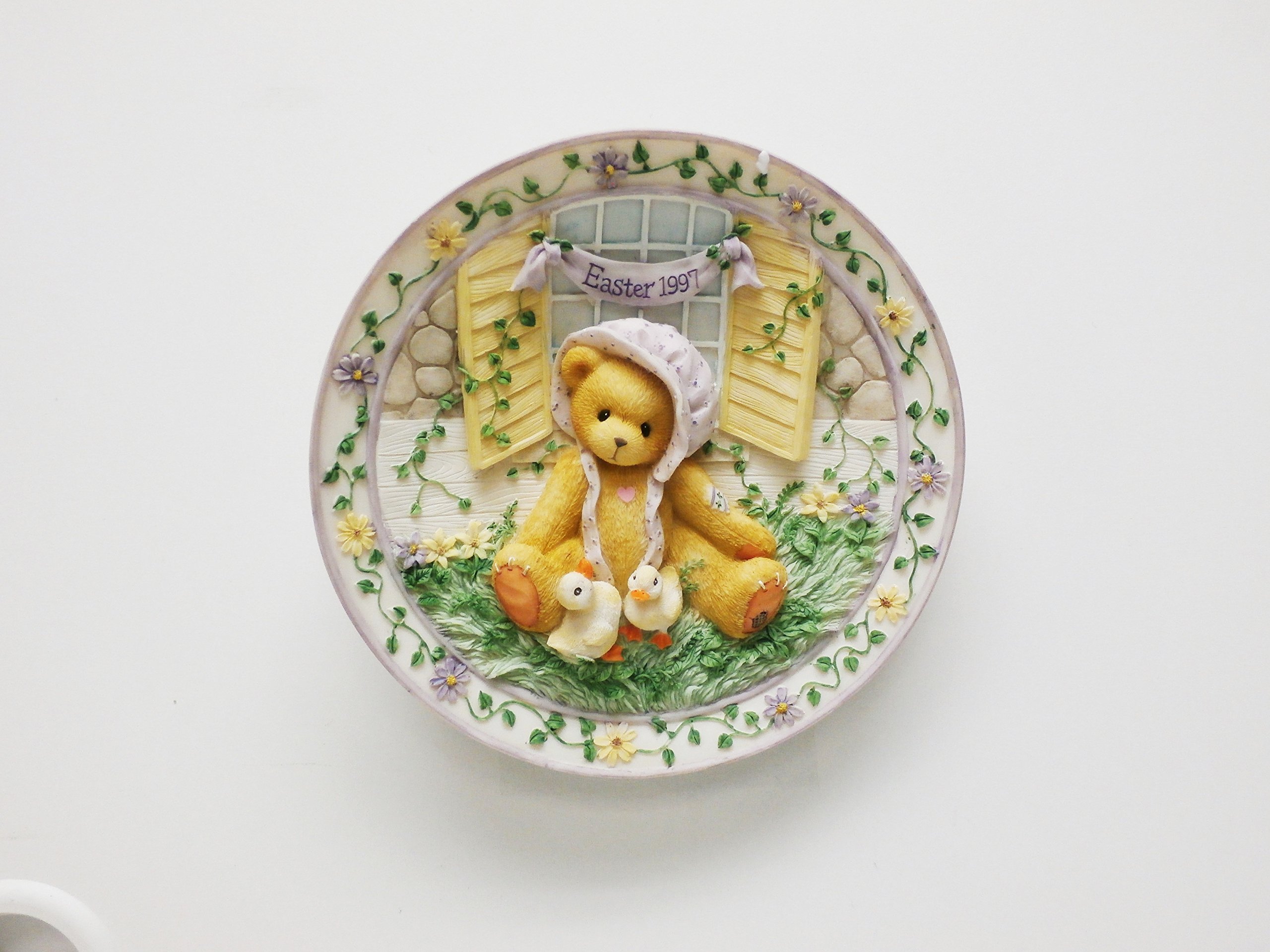 Amazon.co.jp: Cherished Teddies Springtime Happinessプレート203009 