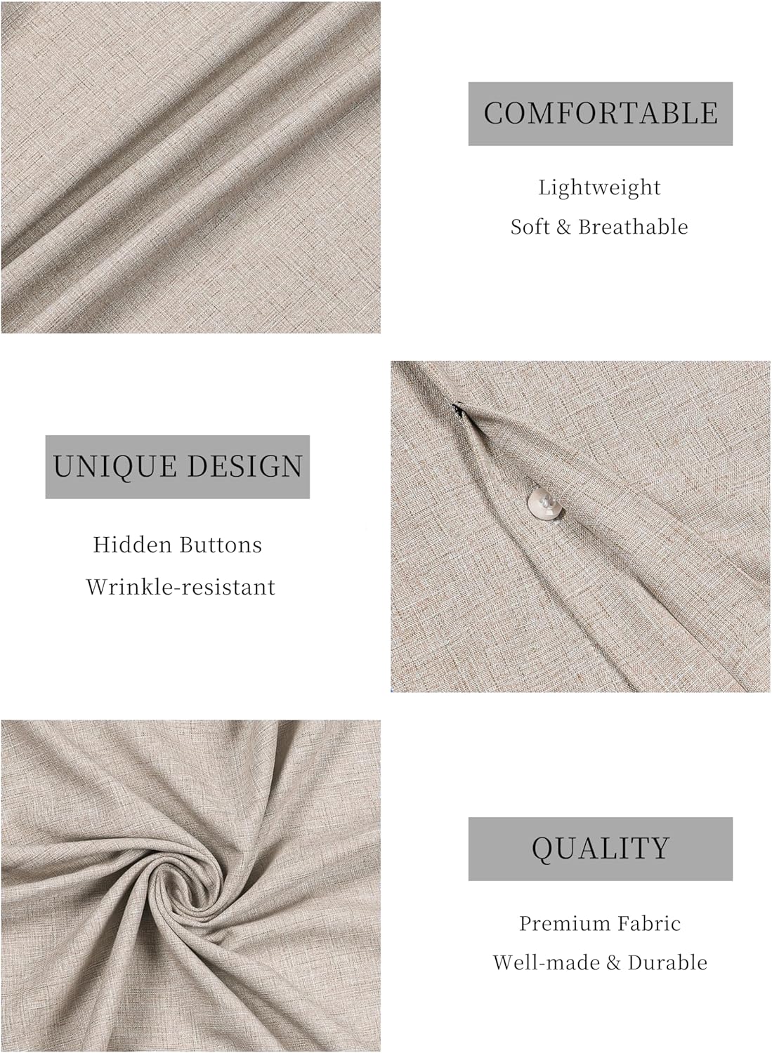 Mens Linen Shirts Short Sleeve Casual Shirt Button Down Summer Beach Vacation Tops Men Casual Dress Shirts Breathable - Image 6