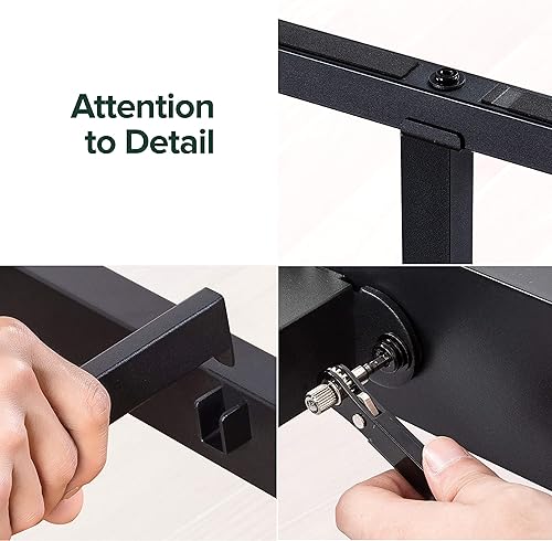 Miniatura 6 de Zinus plataforma de cama/Base de colchón de 14 pulgadas, no necesita sommier/soporte de rejilla de acero, cama doble, Acero, Negro