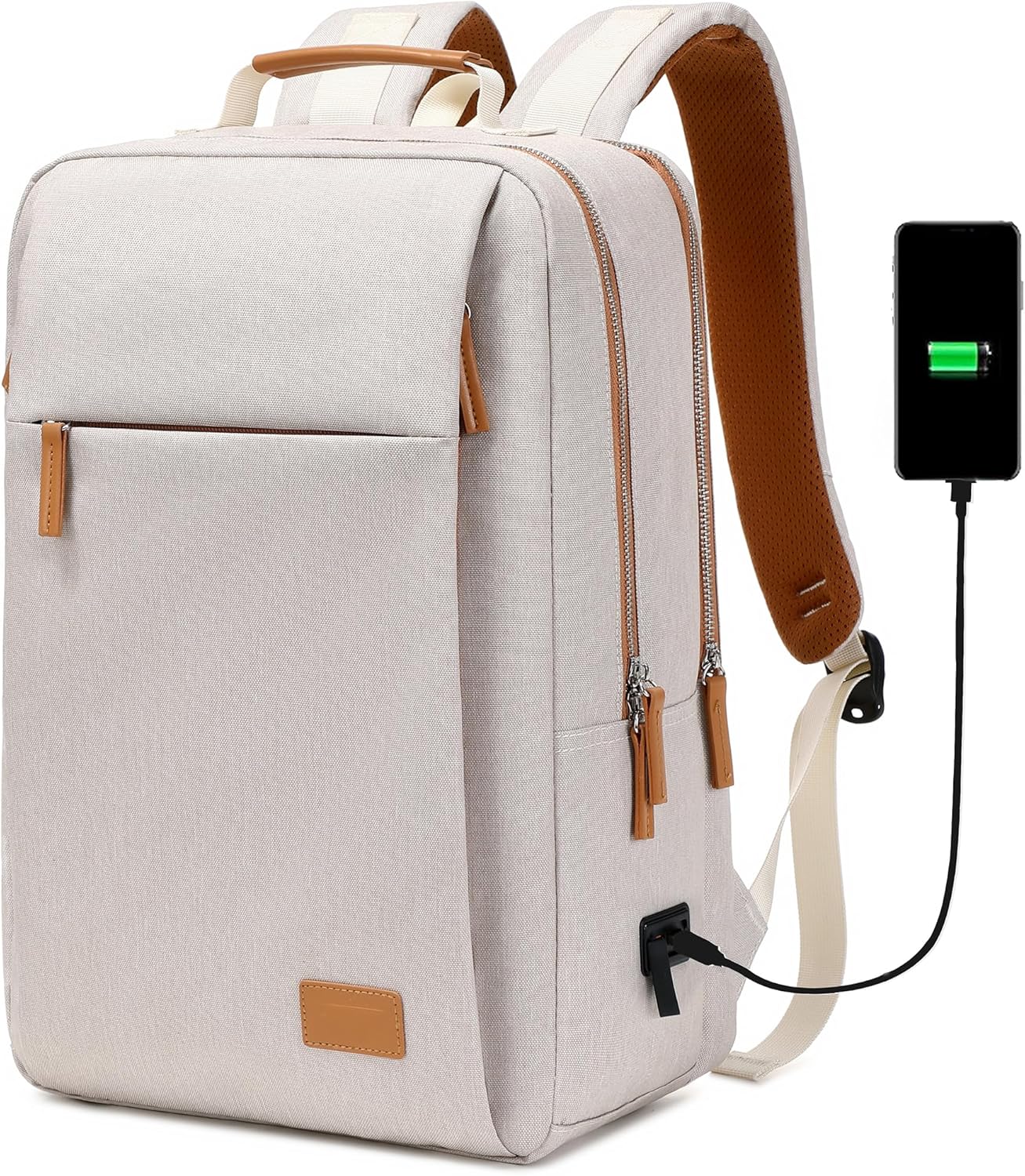 Travel Backpack for Women,15.6 Inch Laptop Backpack Purse with USB Port & Wet Pocket,Carry on Backpack Personal Item Backpacks Nurse Bag Anti Theft College Bookbag,Casual Daypack for Work (Beige-a) Travel Backpack for Women,15.6 Inch Laptop Backpack Purse with USB Port & Wet Pocket,Carry on Backpack Personal Item Backpacks Nurse Bag Anti Theft College Bookbag,Casual Daypack for Work (Beige-a)
