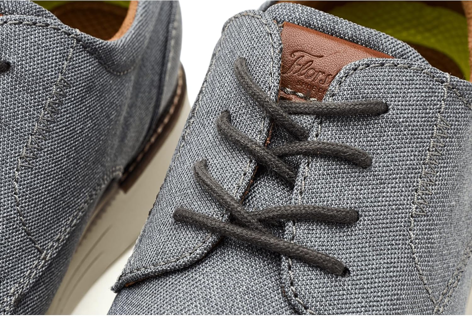 Florsheim Mens Launch Canvas Plain Toe Oxford