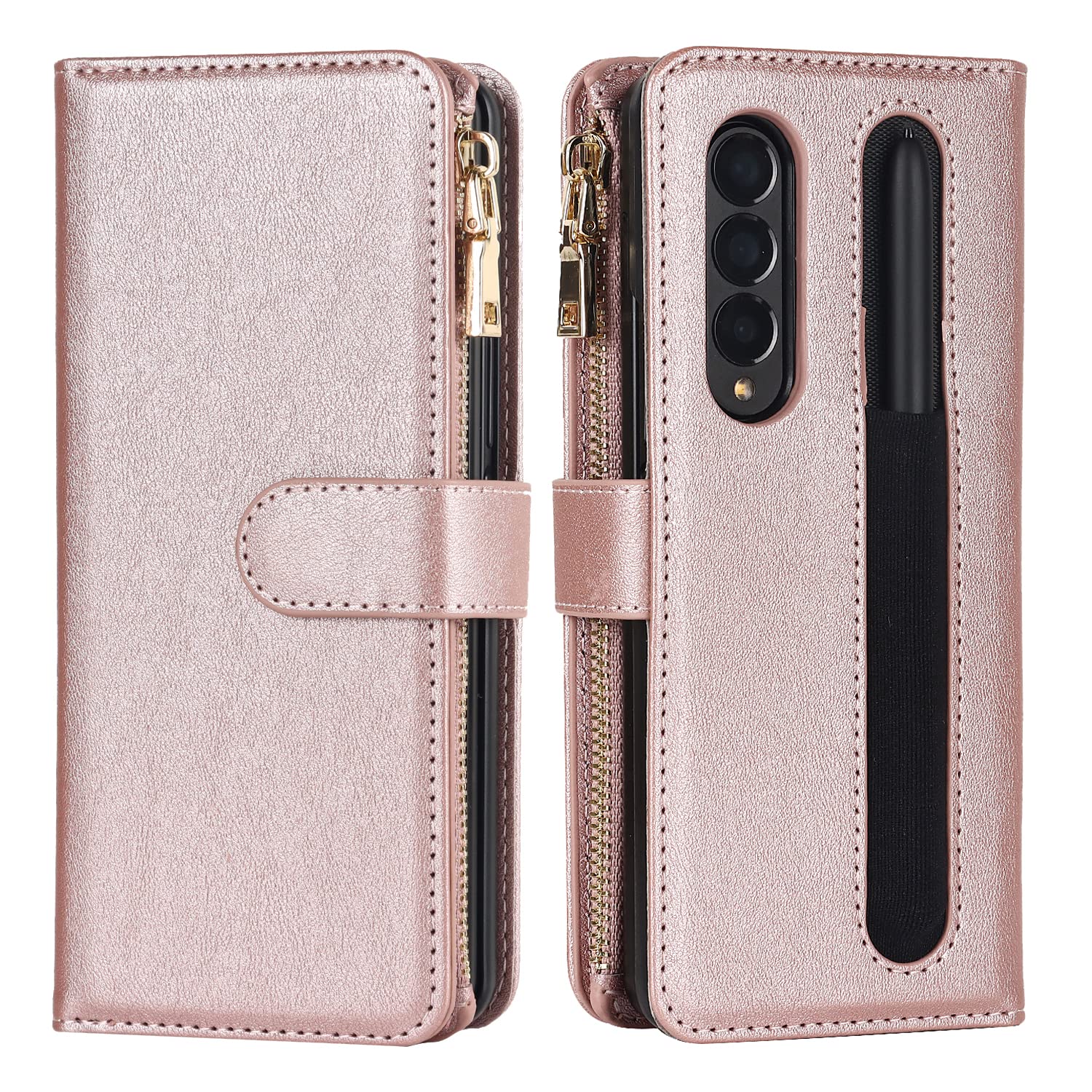 Amazon.co.jp: Galaxy Z Fold3 5G ケース 手帳型 ショルダー クロス