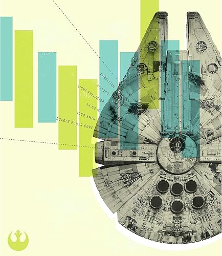 Miniatura 2 de RoomMates RMK3984TAP Star Wars Millennium Falcon Tapiz de Pared, 52.00" x 60.00", gris, azul, rojo, negro