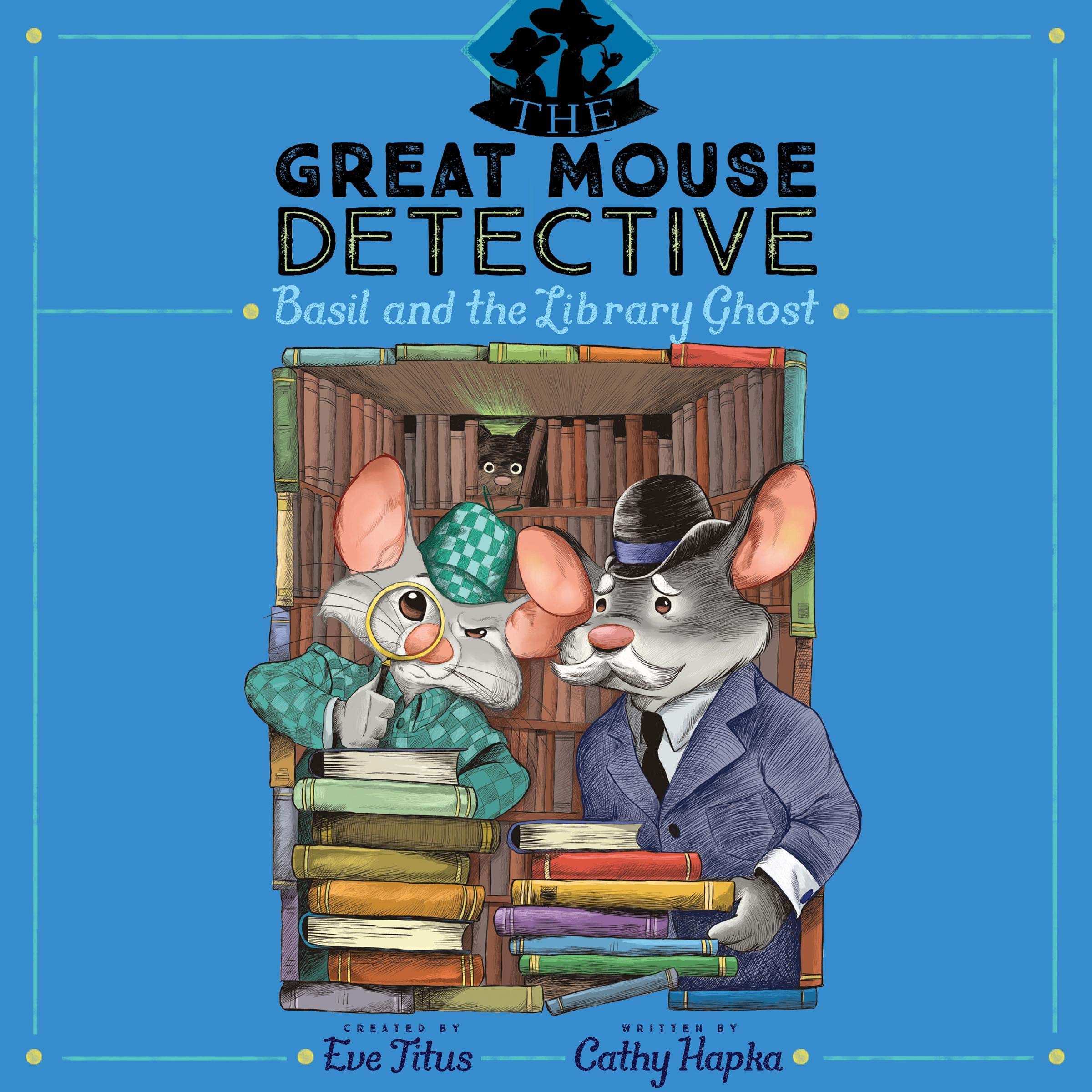 Cover art for Basil and the Library Ghost