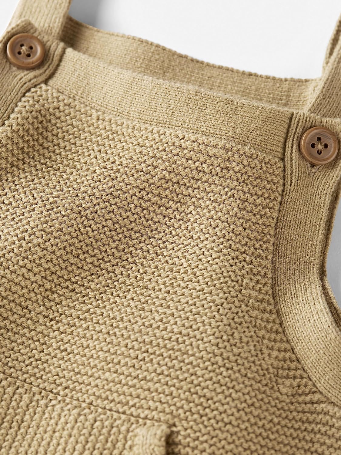 little planet by carter's unisex-baby Organic Cotton Sweater Knit Overalls - Image 2
