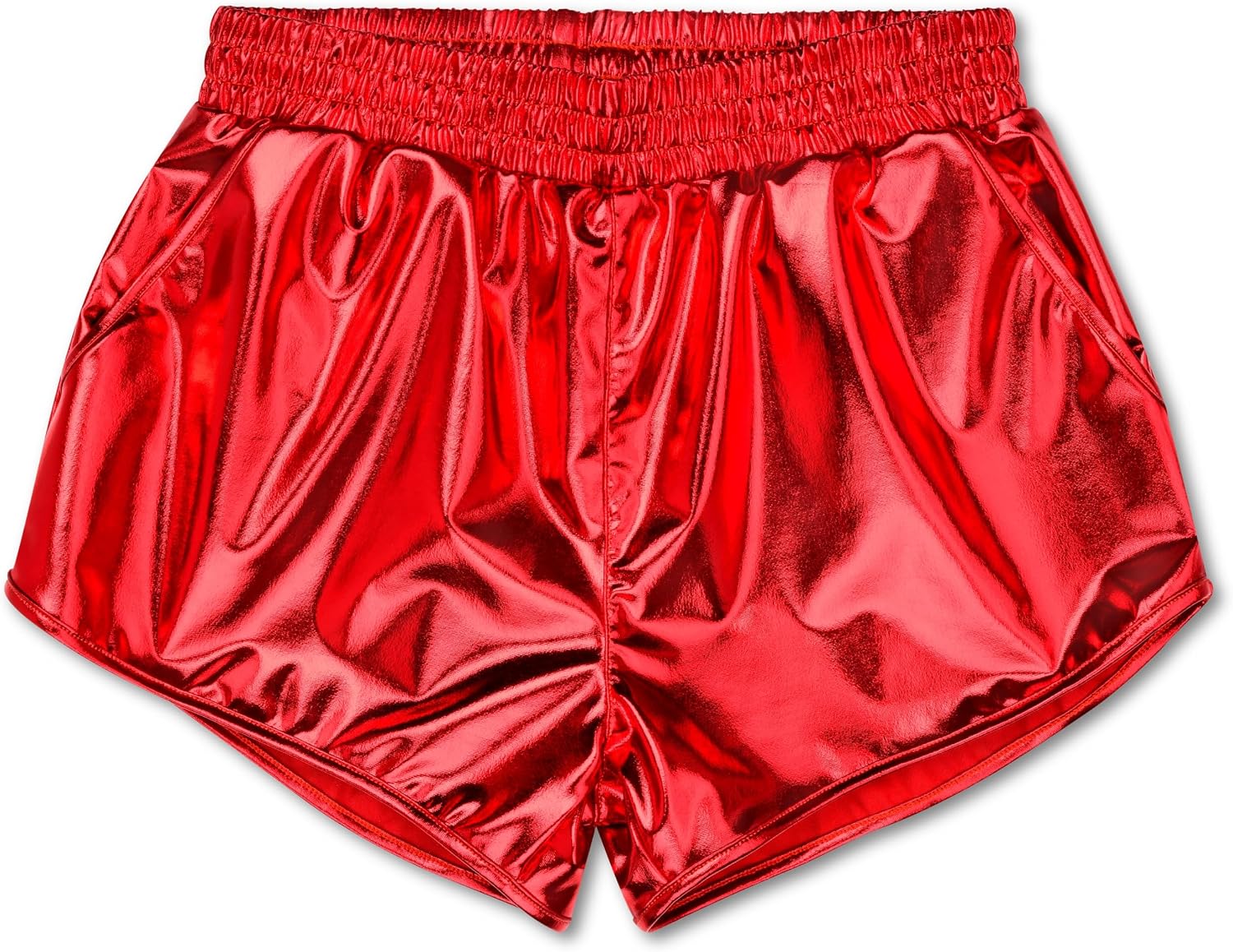 iscream Big Girls Shiny Metallic Sporty Short Bold Brights Collection