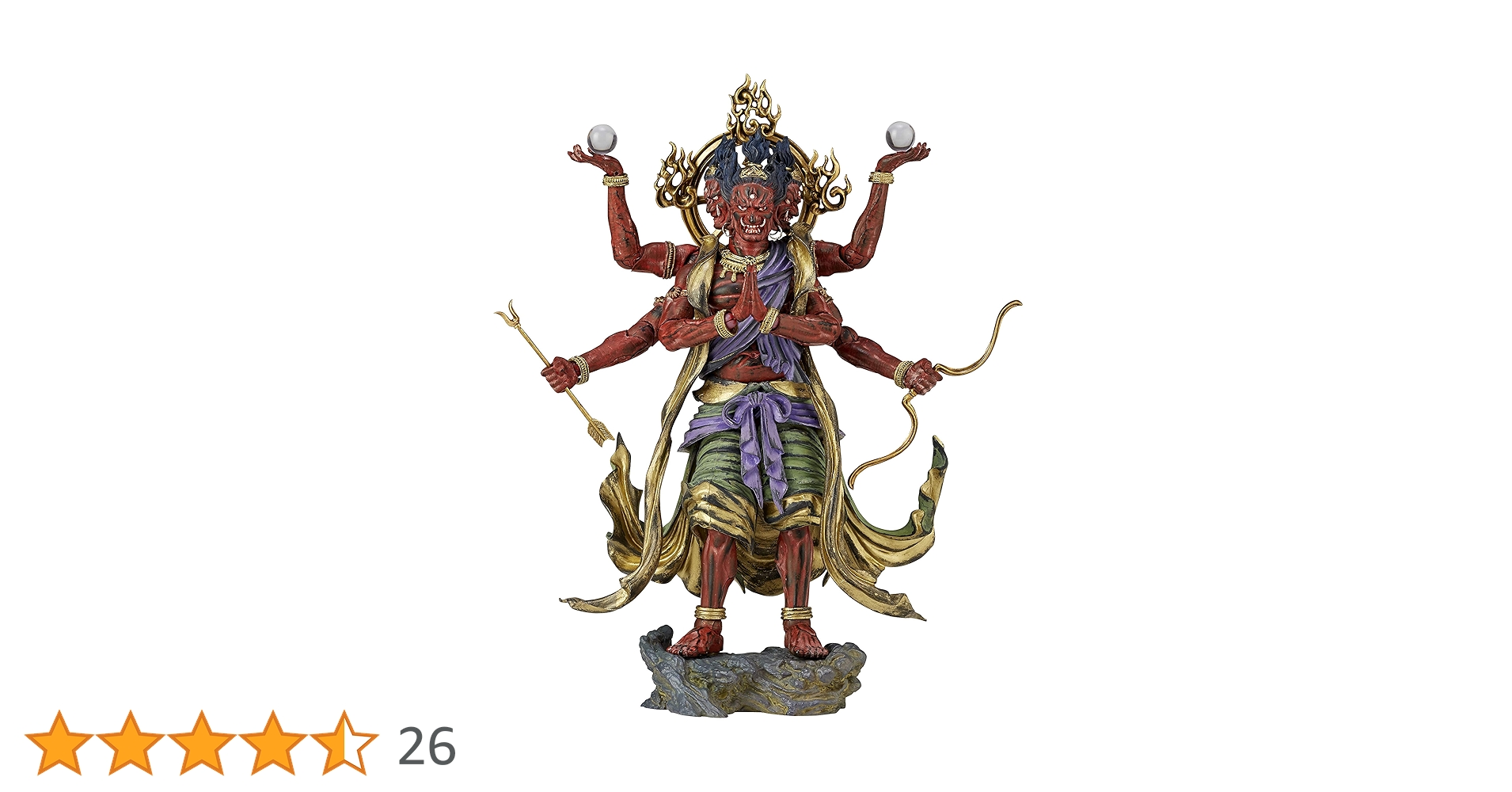 Amazon.co.jp: タケヤ式自在置物 阿修羅 着彩 全高約145mm PVC&ABS製