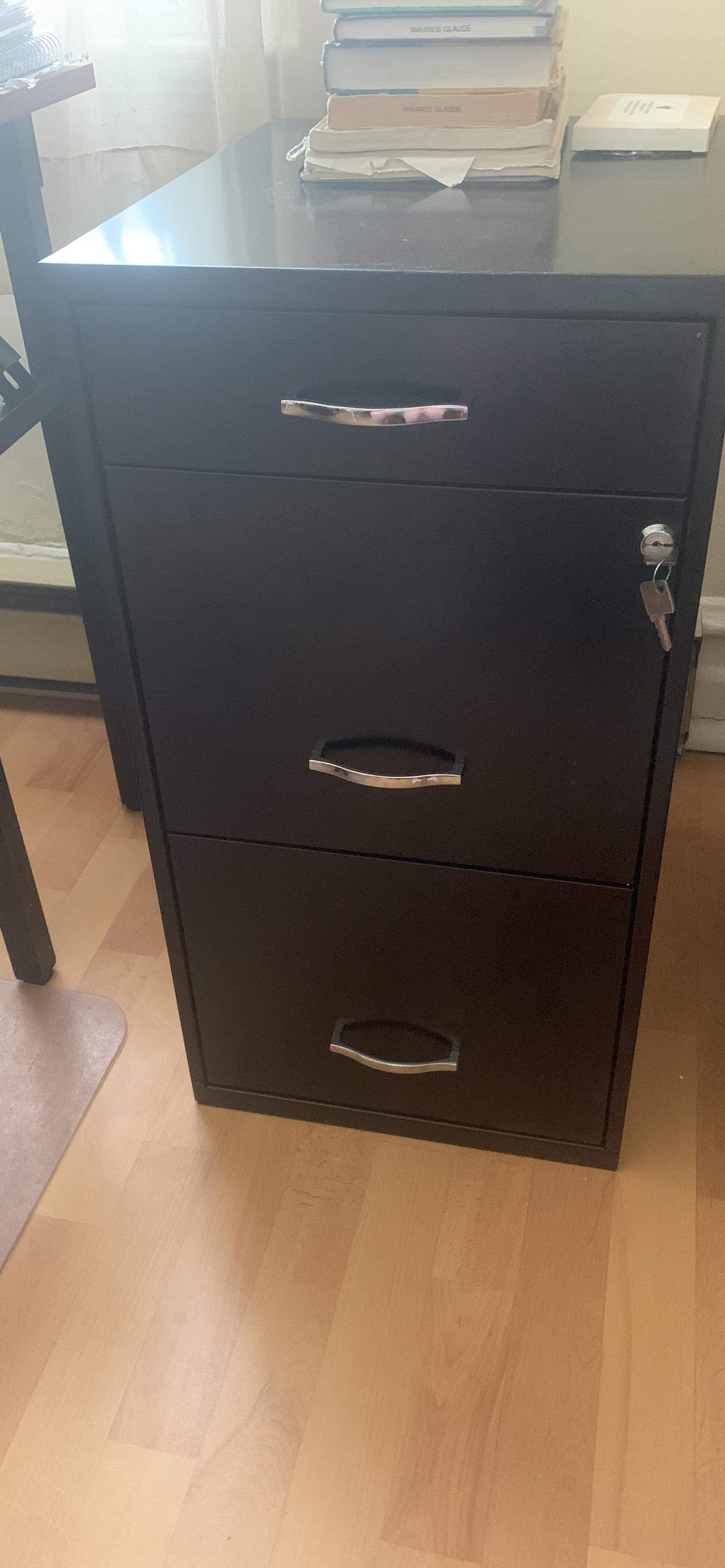 Lorell LLR00060TL Soho Mobile File Cabinet, Teal photo review