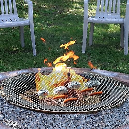 Miniatura 2 de Sunnydaze parrillacromada plegable varios tamaños disponibles, Plateado