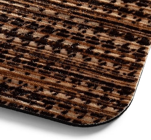 Miniatura 5 de TOWN & COUNTRY BASICS Smooth Step - Tapete de cocina de perfil bajo, lavable a máquina, con respaldo antideslizante, marrónbeige, 24 x 35 pulgadas