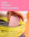 Canon Ivy 2 Mini Photo Printer (Blush Pink), Bluetooth Portable Smartphone Printer for iOS & Android, Bundle with 10 Zink Sticky-Back Photo Prints, LED Light Bar, Protective Case & USB Cable