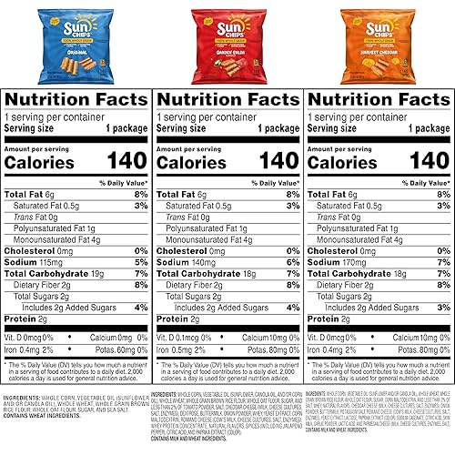 Miniatura 2 de SunChips Paquete variado de aperitivos multicereal, 40