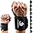 Fitgriff Wrist Wraps for Weightlifting (18) Heavy-Duty Support for Gym, Bench Press, and Pushups (1 Pair) - for Men and Women (Black Original)
