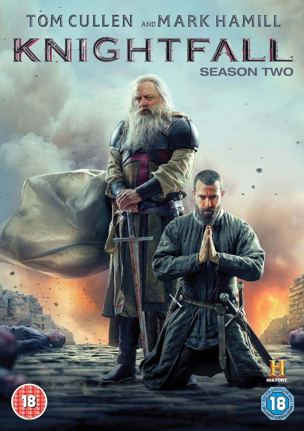 Knightfall S2 Dvd 19 Amazon Co Uk Tom Cullen Mark Hamill Sam Hazeldine Rick Jacobson Samira Radsi David Wellington And Roel Reine Tom Cullen Mark Hamill Dvd Blu Ray