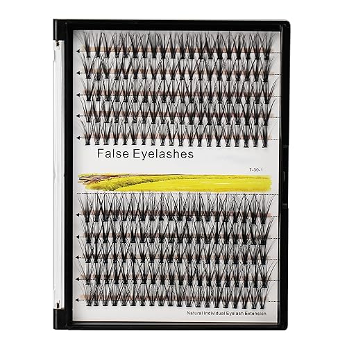 Vayator Extensión de pestañas de visón mixtas de 0.39 + 0.47 pulgadas (10+0.472 in), bandeja mixta de 0.47 pulgadas + 0.45 pulgadas, extensiones de