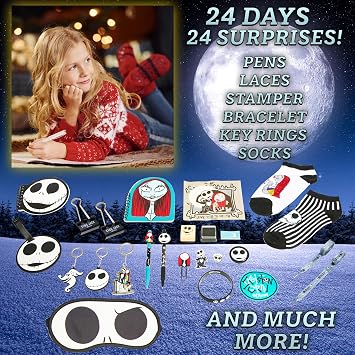 Disney The Nightmare Before Christmas Advent Calendar 2026 for Teens Women