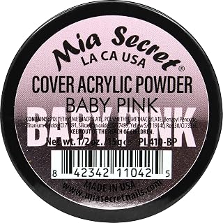 Mia Secret Cover Baby Pink Acrylic Nail Powder - 0.5 oz MADE IN USA