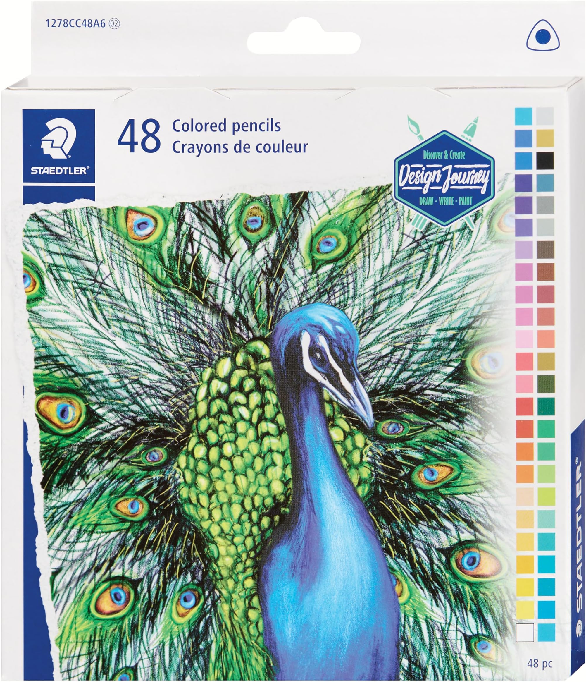 Triangular Color Pencil, 48pcs