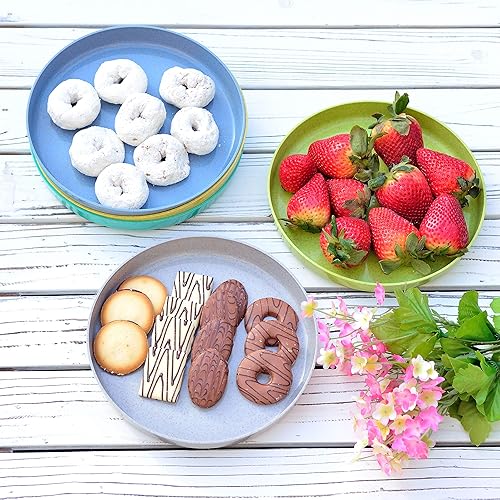 Miniatura 5 de Youngever Juego de vajilla de plástico de bambú para niños (5 platos)