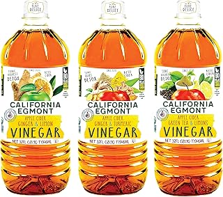 مجموعة خل التفاح العضوي بنسبة 100% | اورجانيك كيتو سيدر ديتوكس | غير مفلتر و معكر بالشوائب| ACV |عبوة 3 قطع| (عرض خاص 30%خصم) (3000غم ثلاثة عبوات, منكة2)