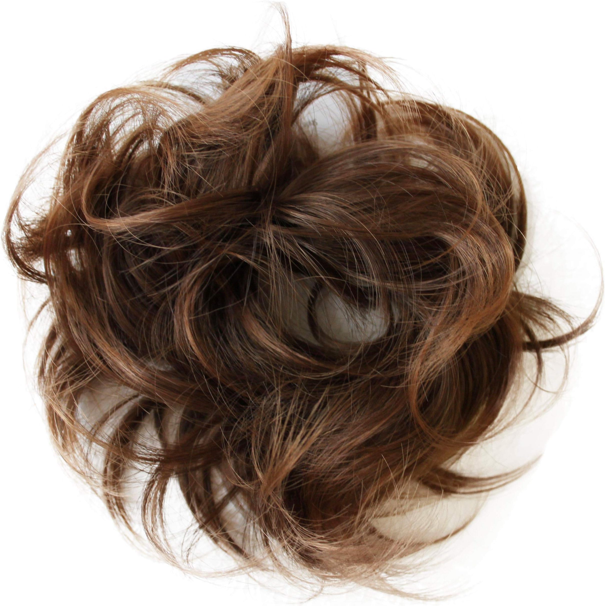CAISHA Small Scrunchy Updo Hairpiece Ponytail Extensions Hair Tie Brown Mix G15C