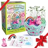 Mini Garden: Magical Unicorn Terrarium Kit - Unicorn Gifts for Girls, Kids Craft and Toy, Unique Holiday Stocking Stuffers (Ages 6+)