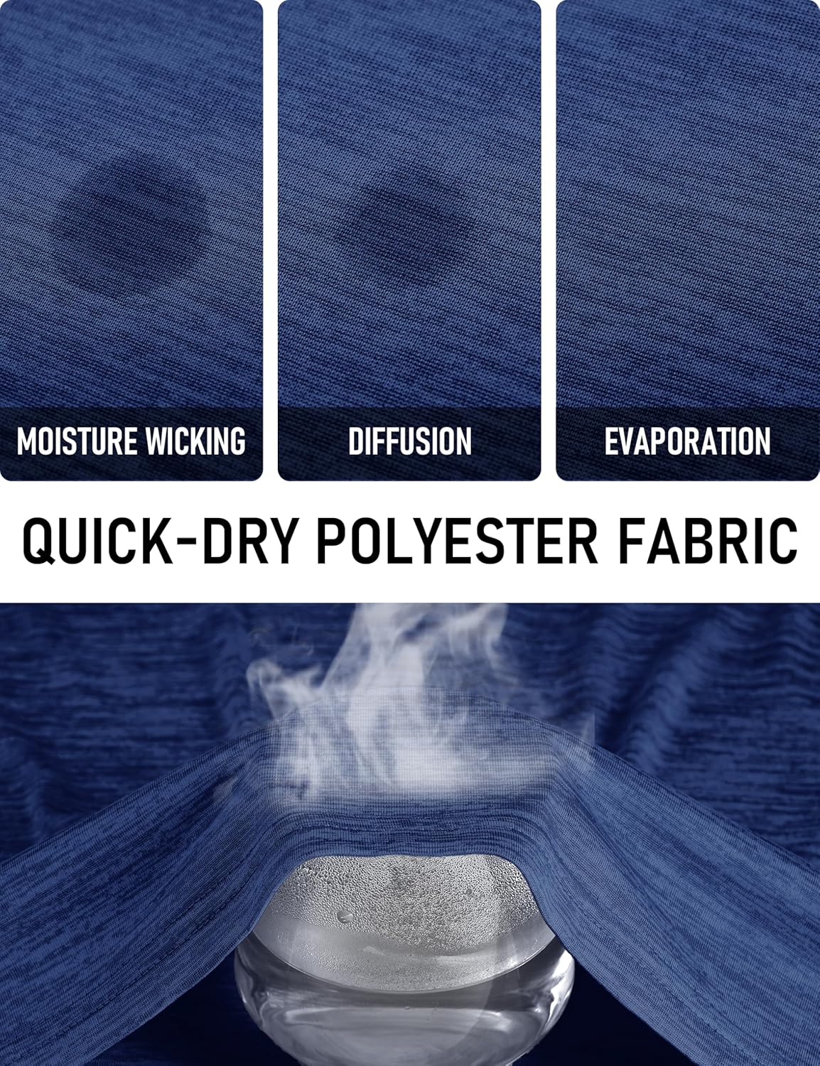 MAGCOMSEN Men's Short Sleeve Moisture Wicking Shirts Athletic Running Workout T-Shirts Performance Breathable Tshirt - Image 4