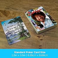 Vista 5 de AQUARIUS Bob Ross Quotes - Baraja de cartas multiimagen, multicolor, 3 pulgadas