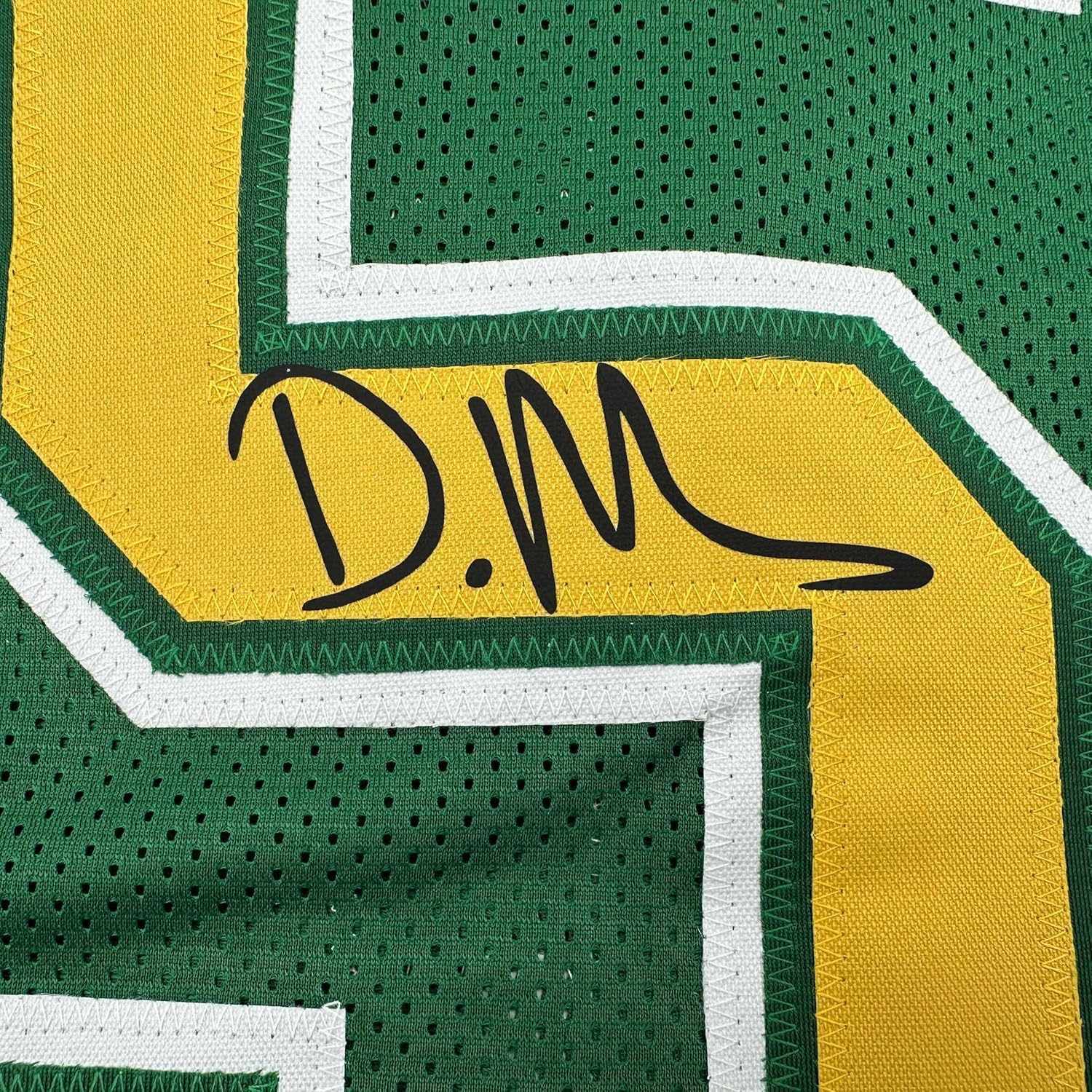 Facsimile Autographed Dante Moore Oregon Green Reprint Laser Auto College Football Jersey Size Men's XL