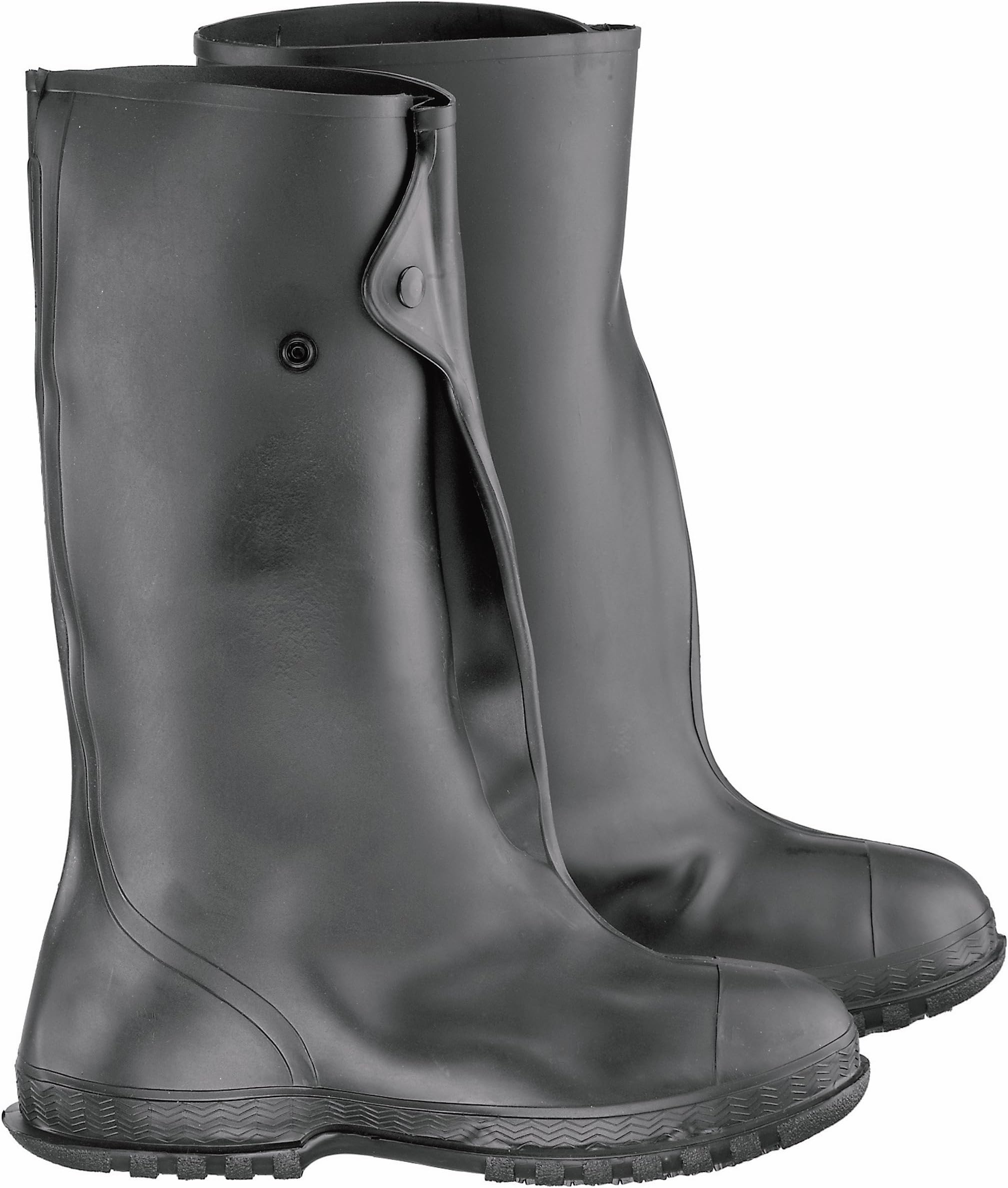 Overshoe 4-way Cleated Outsole - Waterproof Slush boots for Men & Women - Made from PVC - Black - Size XS-2X