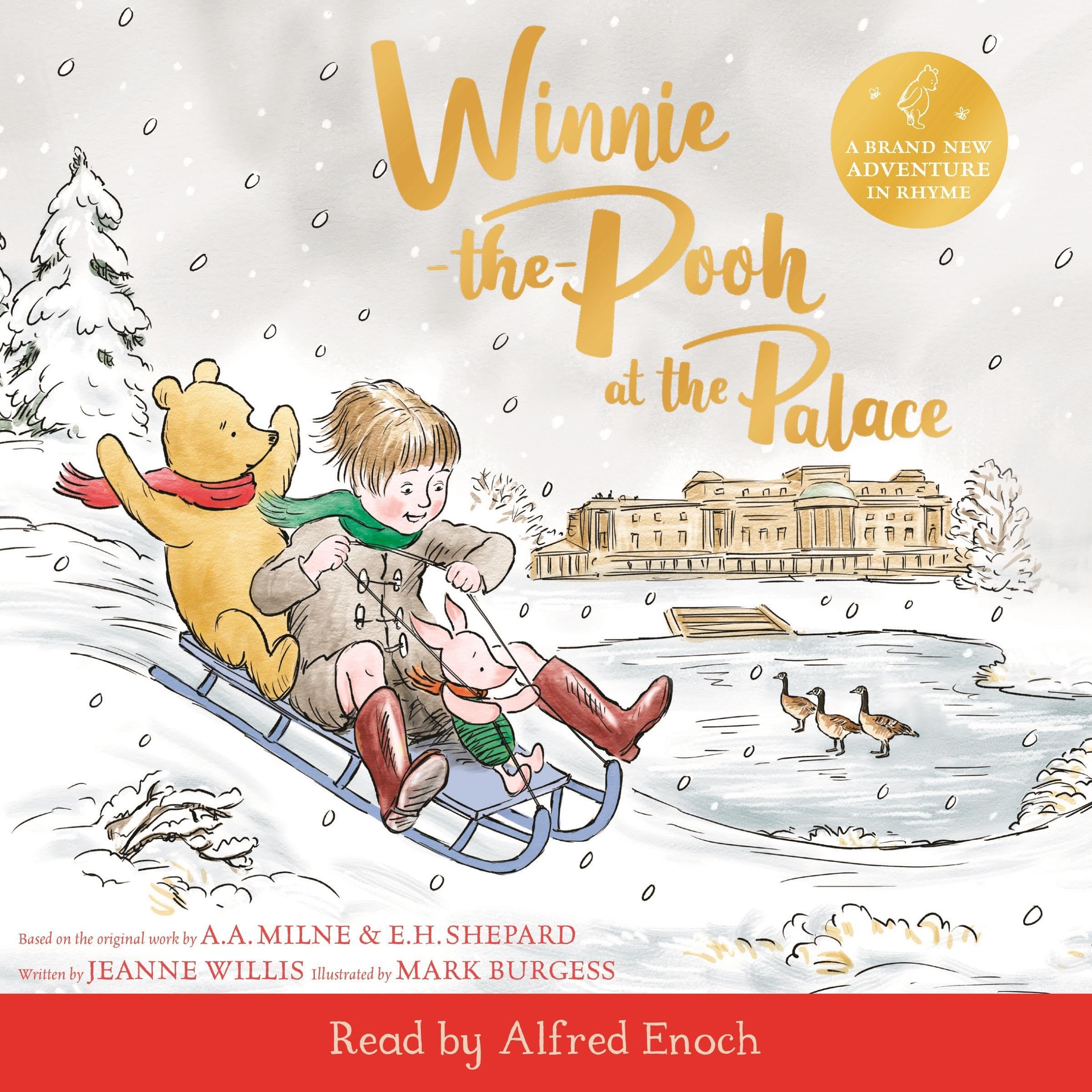 Cover art for Winnie-the-Pooh at the Palace