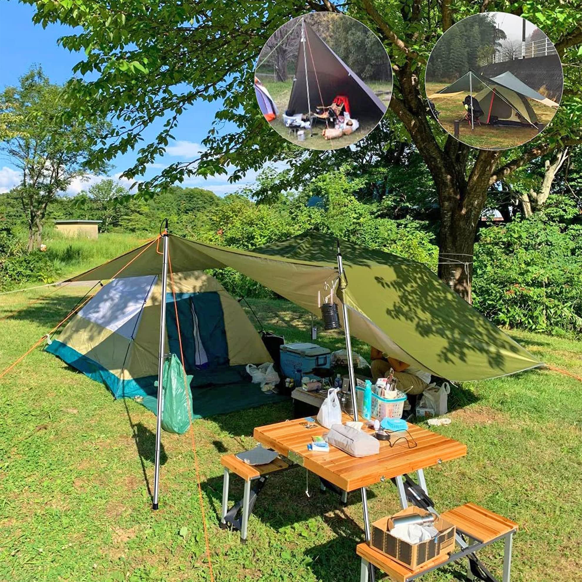 サンライク　SANLIKE タープポール サンライク SANLIKE タープポール Amazon | SANLIKE サンライク タープ