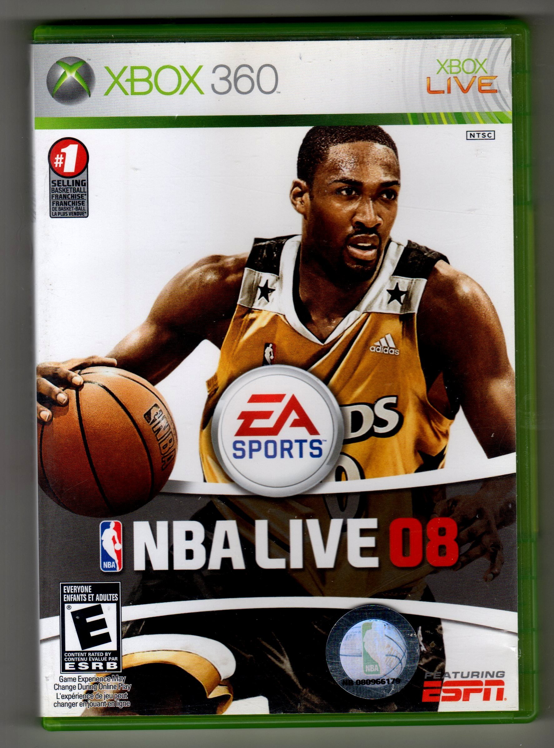 NBA Live 08 X-Box 360 [video game]