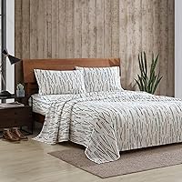 Vista 95 de Eddie Bauer - Full Sheets, Cotton Flannel Bedding Set, Brushed For Extra Softness, Cozy Home Decor (Dog Friends, Full)