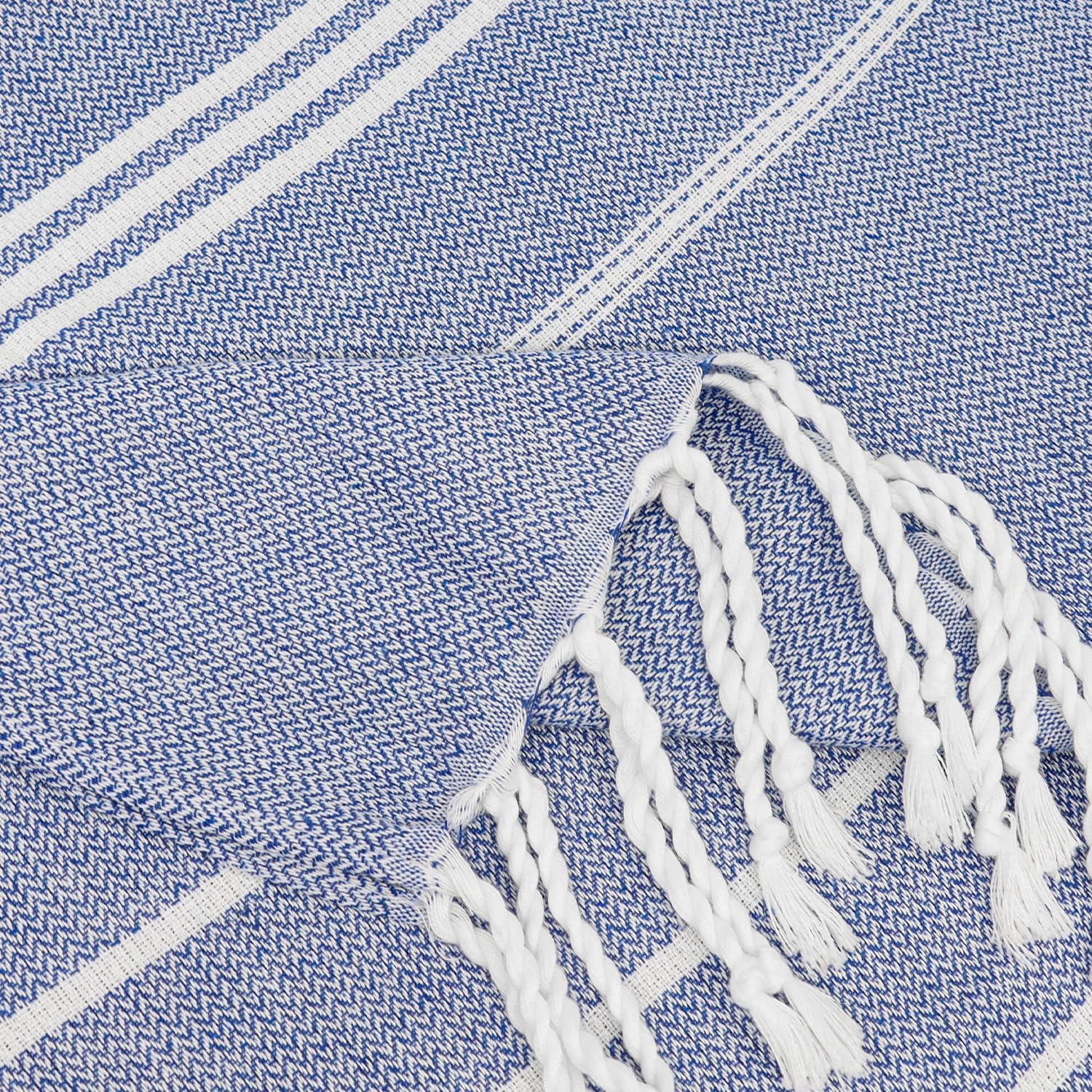YSYJ Turkish Beach Towel 6 Pack Beach Towels 36"x71" Beach Towel Oversized Sand Free Turkish Towel Quick Dry Bath Towels Navy