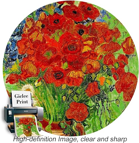 Miniatura 592 de A&T ARTWORK The Starry Night de Vincent Van Gogh. Tamaño del marco: 36 x 30 pulgadas, tamaño de la imagen: 30 x 24 pulgadas, reproducciones clásicas