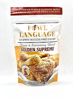 Fowl Language GOLDEN SUPREME Fried Chicken Batter Flour and Seasoning Mix