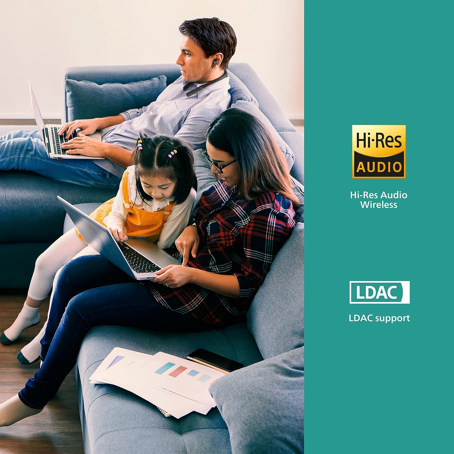 philips n7506 neckband pc headphones with noise canceling mics for clear conference calls bluetooth multipoint black tan7506bk00