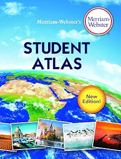 Merriam-Webster Student Atlas: Full-Color Physical, Political & Thematic Maps for Middle School Geography