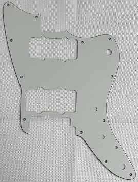 For Fit Squier Affinity Jazzmaster Style Guitar Pickguard 3 Ply Parchment