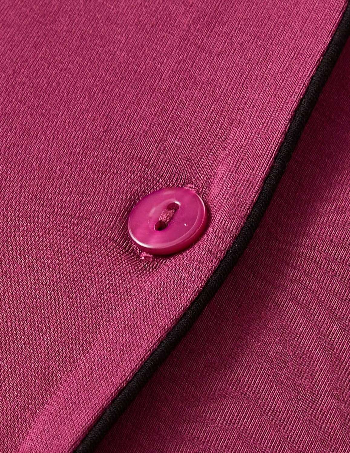 Women Bamboo Viscose Pajama Sets Ruffled Cuff Hem Long Sleeve Fancy Yarn 2 Piece Loungewear Loose Fit Drop Shoulder - Image 5