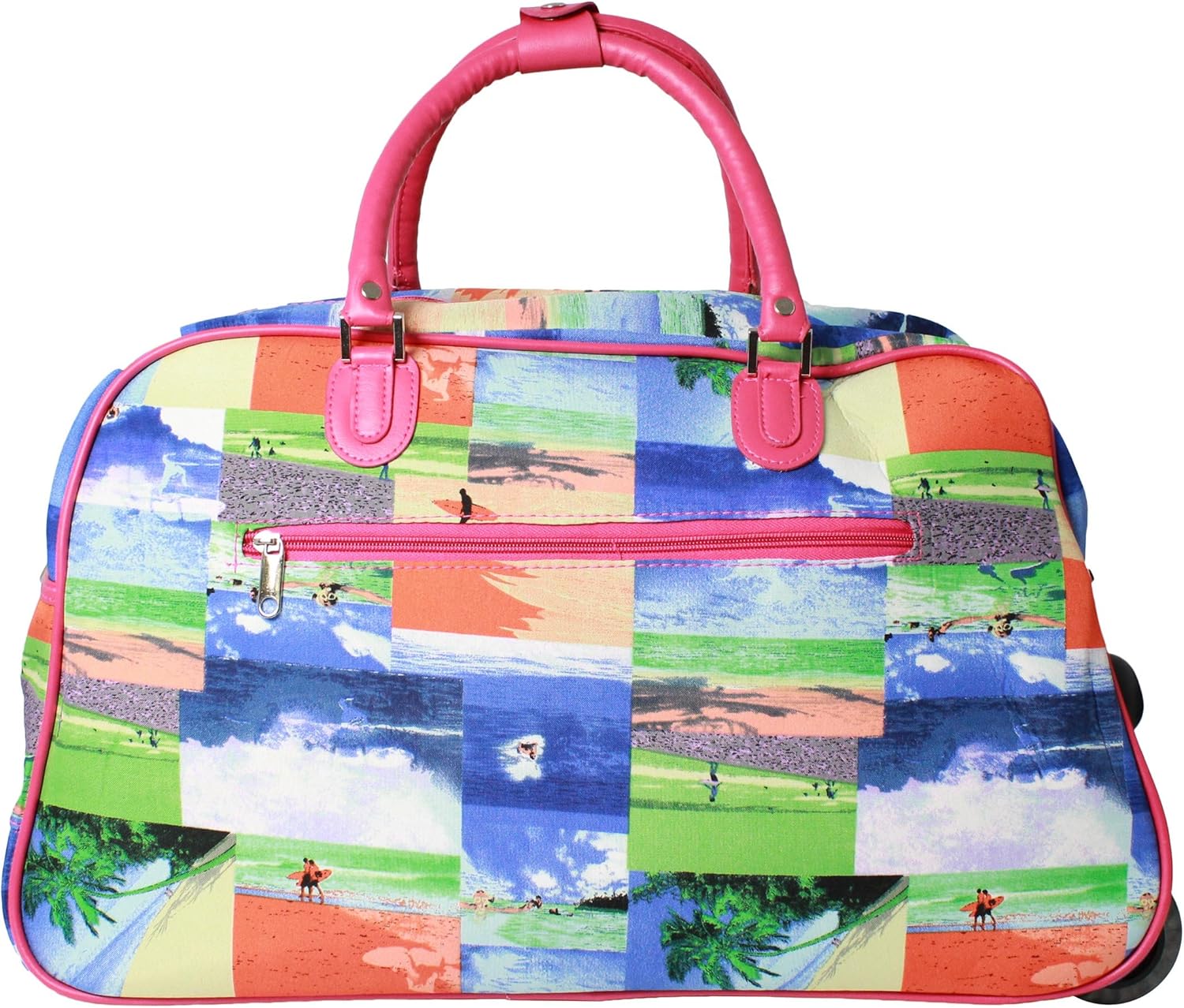 World Traveler Classic Prints 21-inch Carry-on Rolling Duffel Bag - Image 2