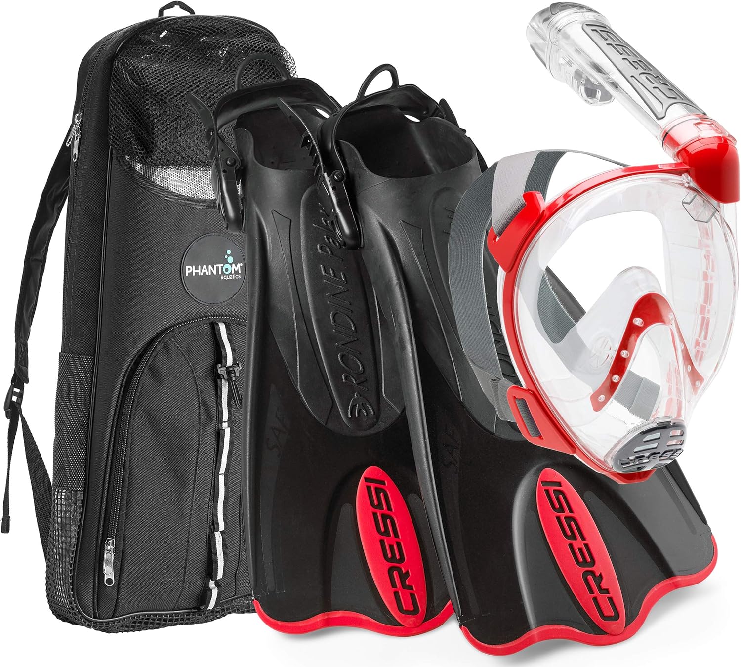 Cressi Italian Designed Premium Full Face Snorkel Mask with Advanced