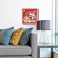 Vista 2 de YouTheFan Arte de pared de la serie de logotipos 3D con licencia oficial de la NFL, hecho de múltiples capas, listo para colgar en la pared, diseño